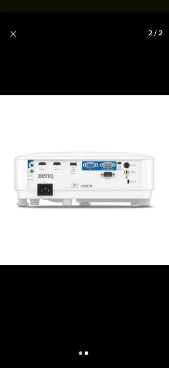 Projetor BenQ MW550 - 3.600 Lumens | Alta Qualidade | Novo - Foto 2