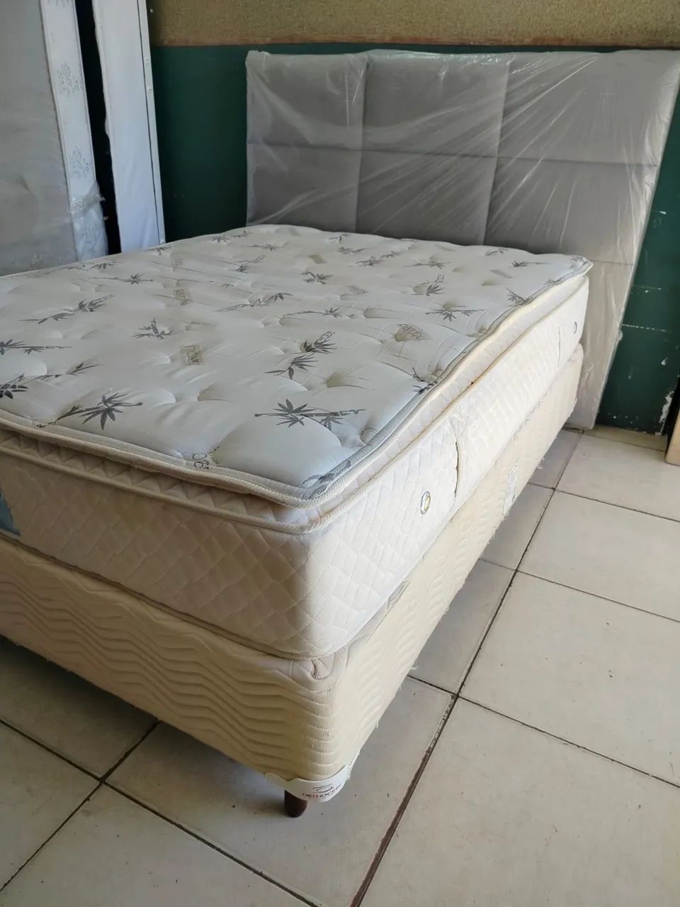 Cama Box casal HIGIENIZADA ENTREGO  - Foto 2