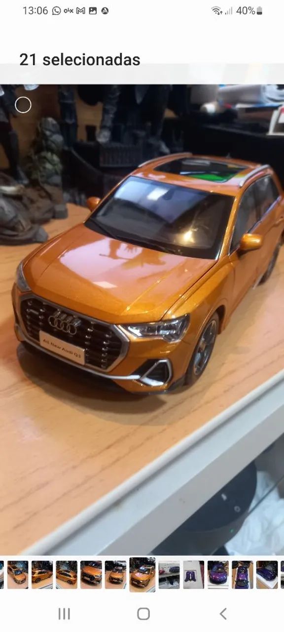 Audi q3 não é autoart auto art marca importada abre tudo