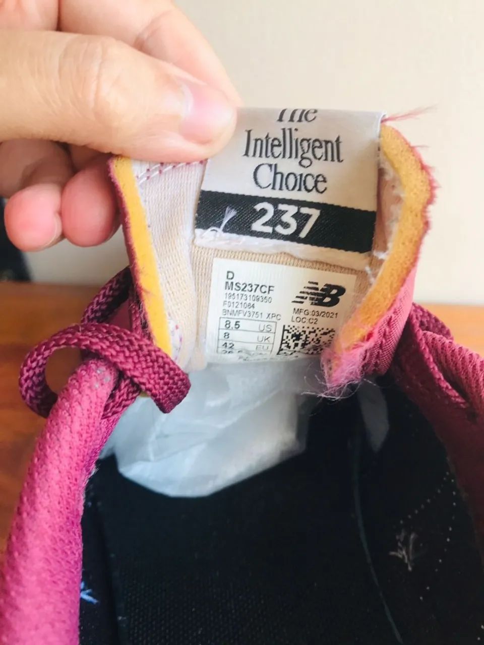 new balance 237 vinho original - Foto 5