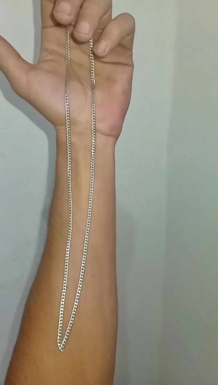 Cordão de prata 925 - Foto 2