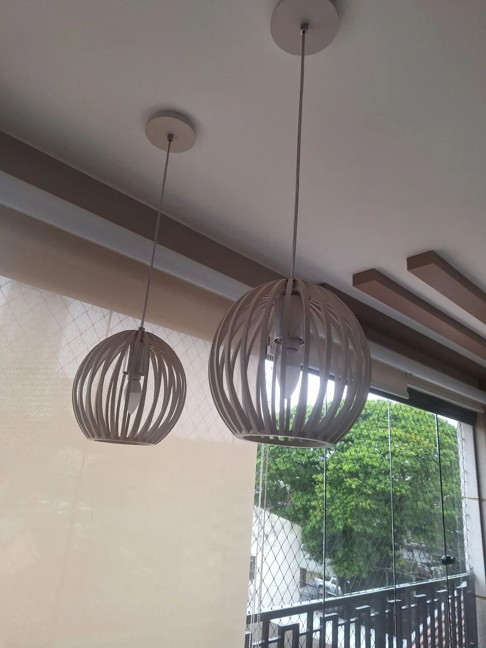 Pendentes de madeira em perfeito estado.lindos! - Foto 2