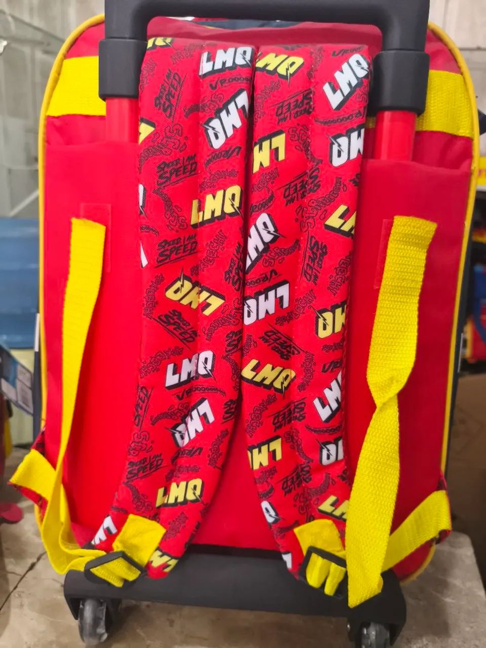 Mochila de Carrinho Infantil McQueen - Foto 5