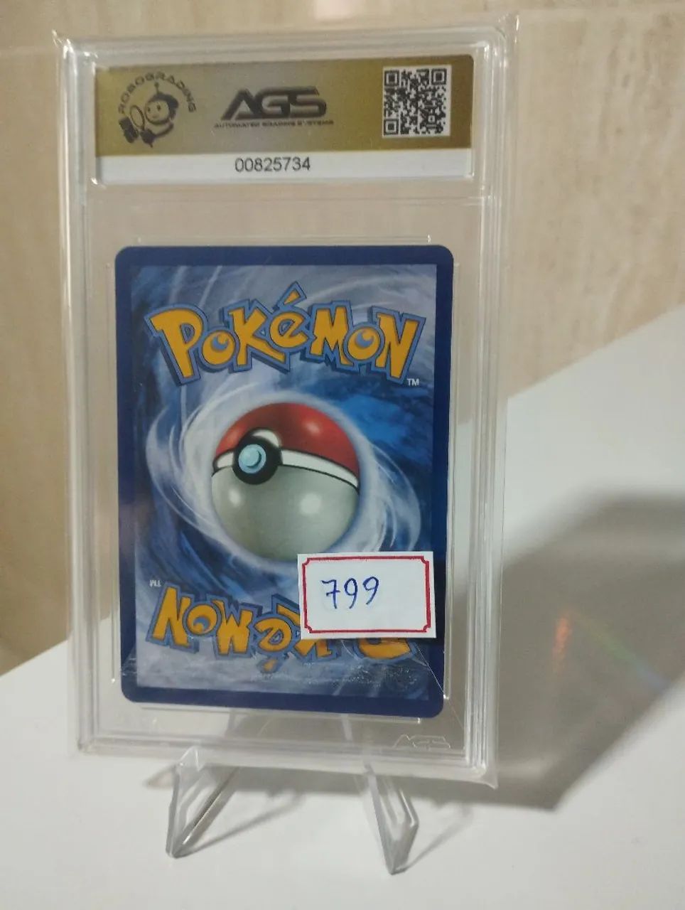 Carta Pokémon Psyduck 024 Céus Em Evolução Gradada AGS 10 Pt - Foto 2