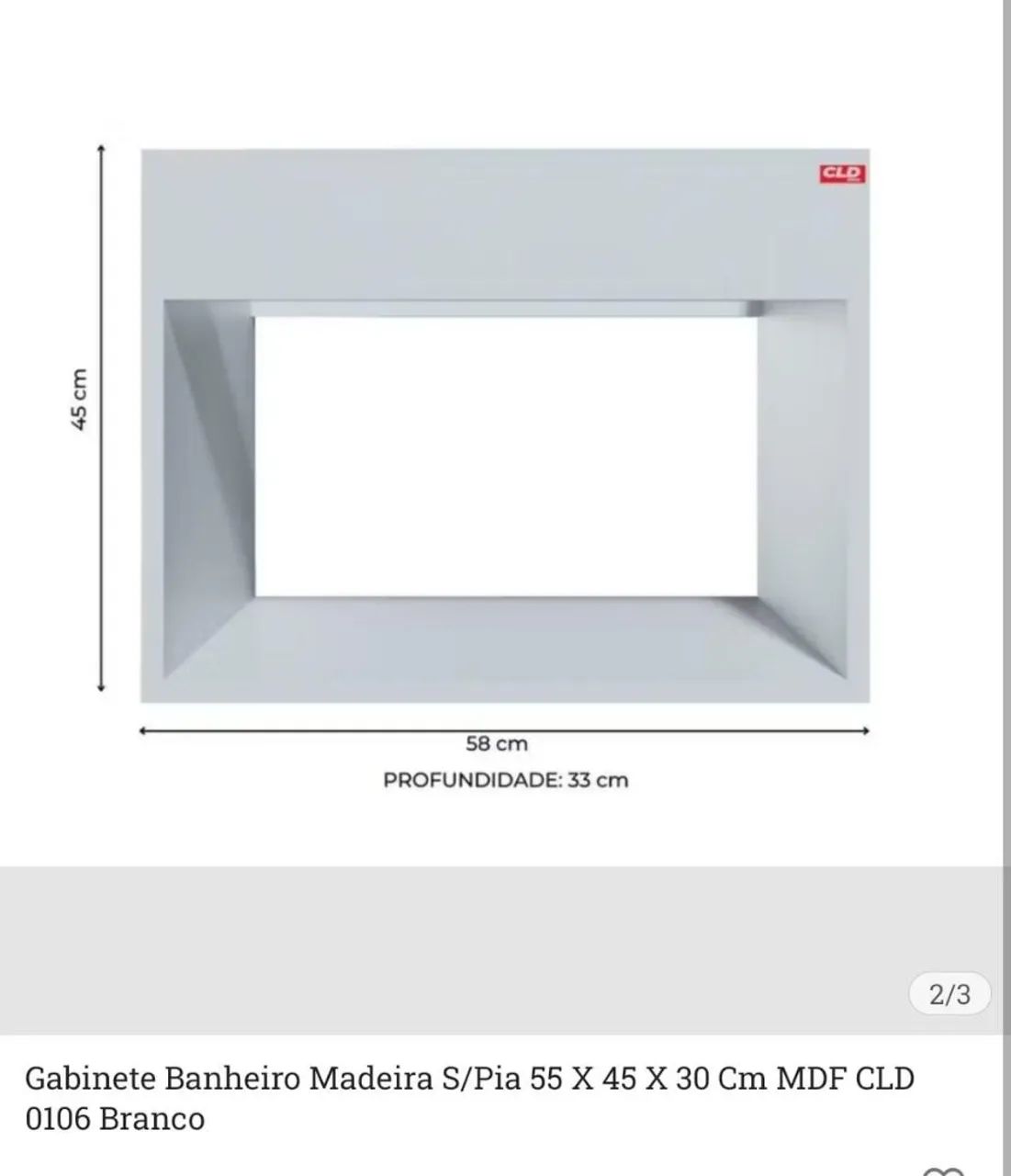 Gabinete de banheiro - Foto 3