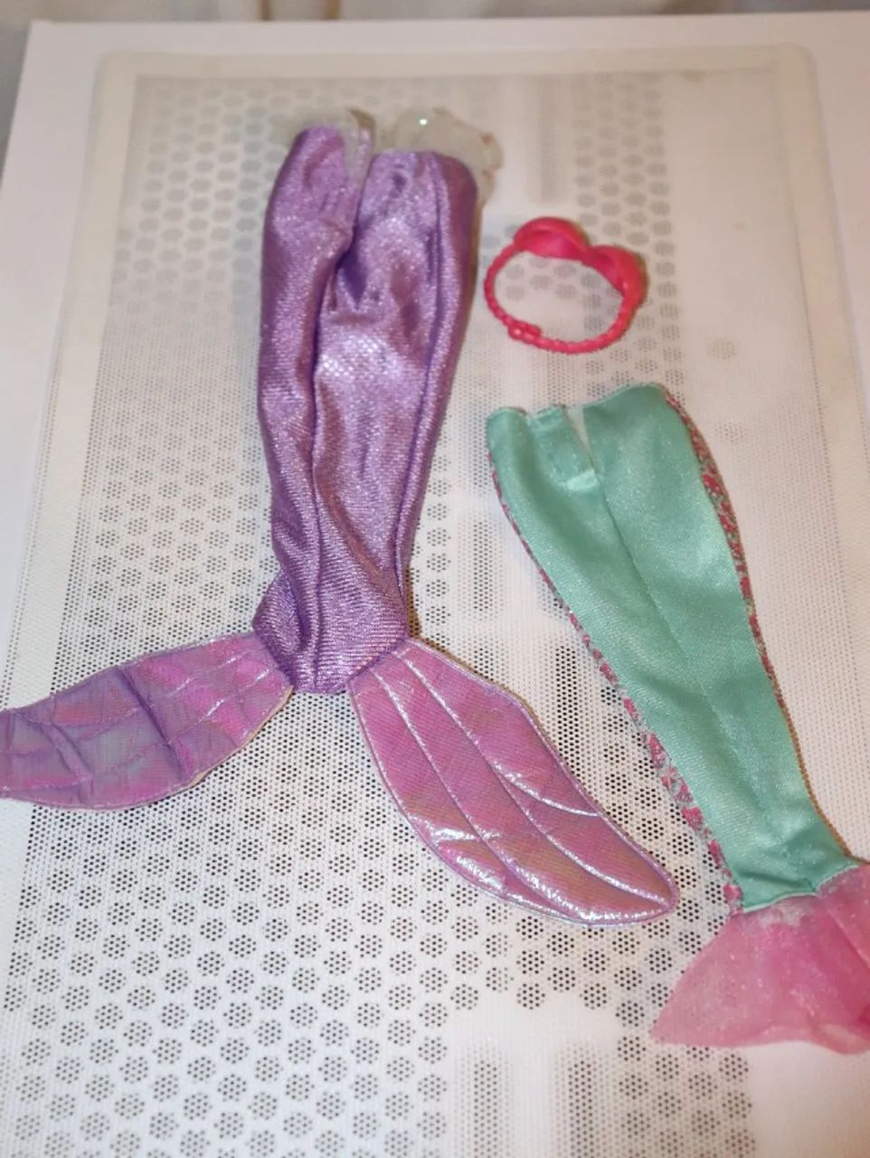 Roupa boneca Barbie caudas de sereia - Foto 2