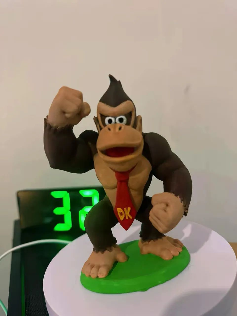Boneco Action Figure Donkey Kong 13cm - Impressão 3D 