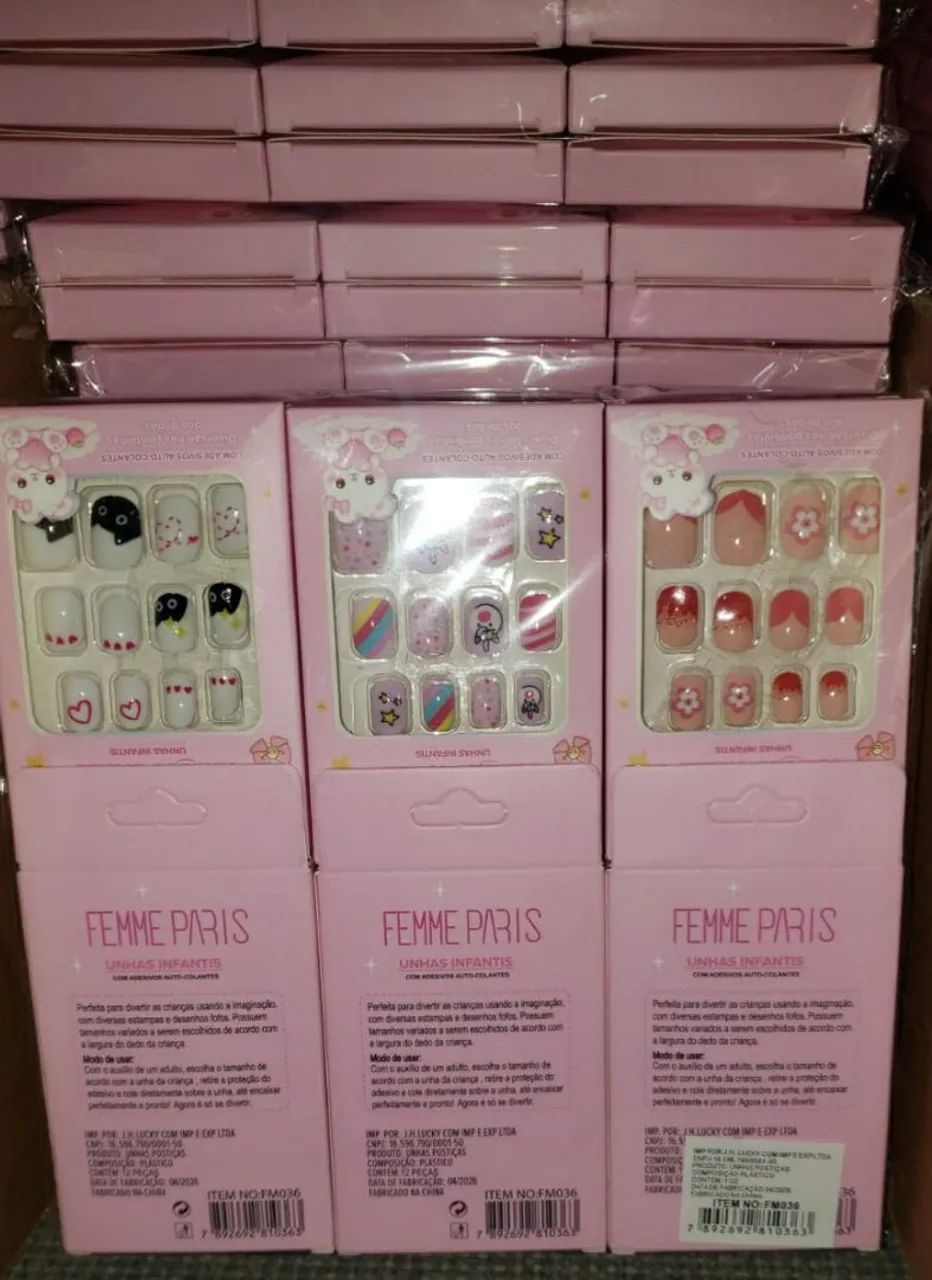 KIT UNHAS POSTIÇAS 