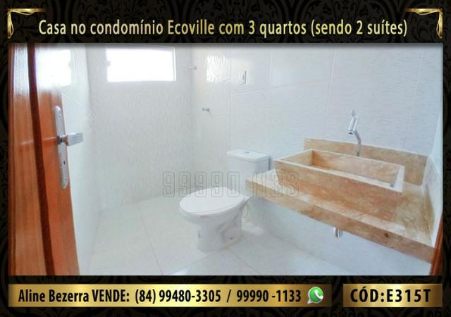 Oportunidade, casa no Ecoville com 3 quartos sendo 2 suítes, aceita financiamento - Foto 8