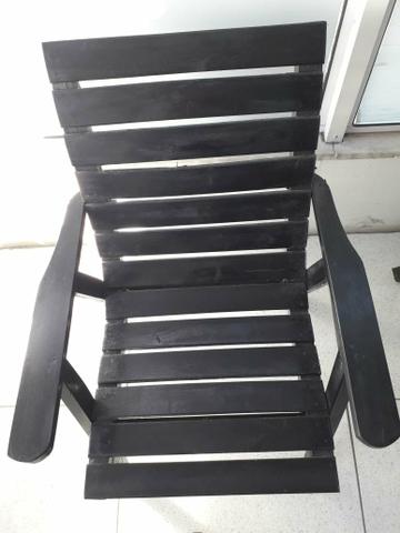 Conjunto de Cadeiras com mesinha Rústico - Foto 2