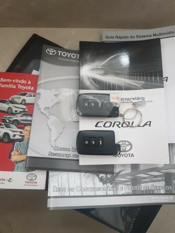 Toyota Corolla XEi 2018 Cont.Tração ChavePresencial,Multimídia,BrancoPérola,Estado de 0Km - Foto 3