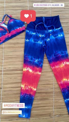 Conjunto top e calça fitness - Foto 5