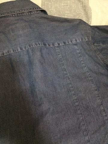 Camisa jeans Dudalina original tam 12 usada 1x em um casamento 70,00 - Foto 4