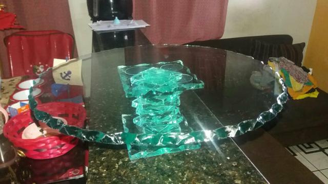 Tábua de vidro para bolos - Foto 2