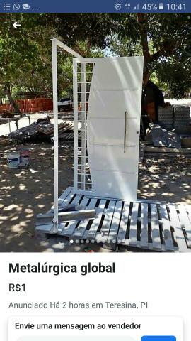 Metal três Marias fabricamos porta,portões,galpões e estruturas em geral - Foto 3