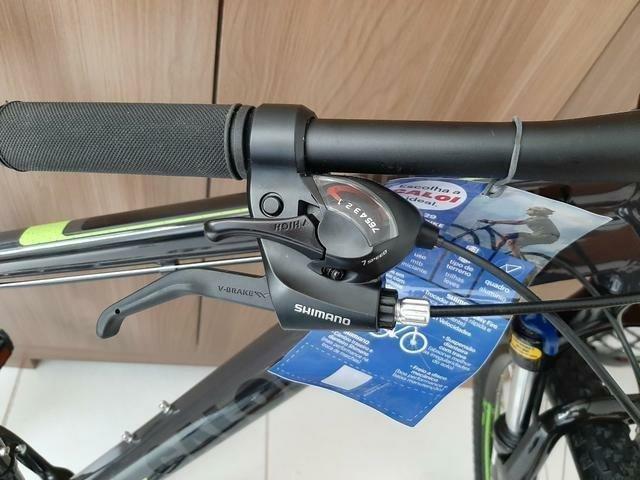 Bicicleta Caloi 29 Suspensão c/Trava Freio a Disco (Lacrada) Nota Fiscal - Foto 2