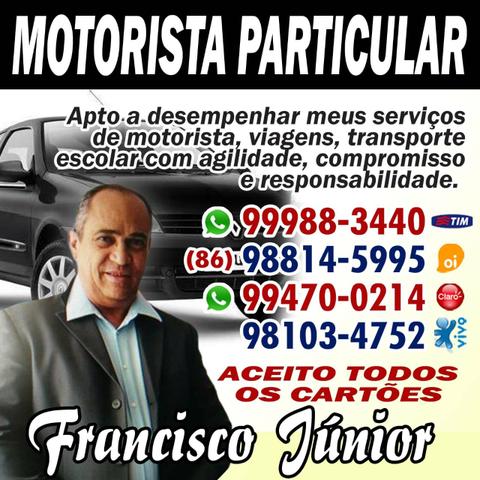 Serviço de motorista particular
