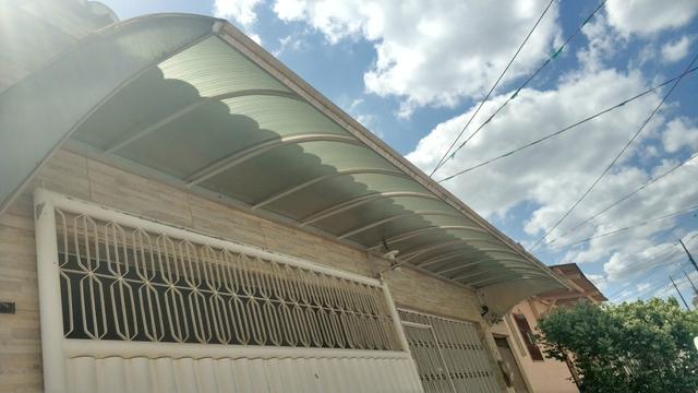Vendo toldo em alumínio e policarbonato medindo 6 metros por 1,20 em Itapororoca