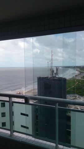 Flat no Unique Mobiliado(49m²)/último andar/nascente/frente mar/melhor posição de 49m2 - Foto 12