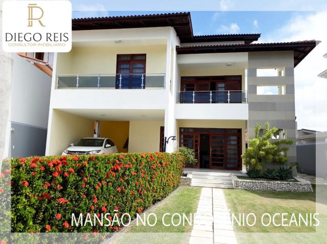 Mansão em condomínio com vista para o mar com 4 suítes - Cond. Oceanis