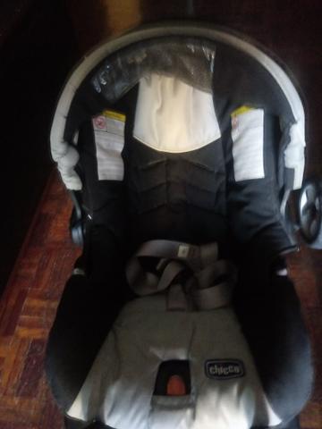 Carrinho + bebê conforto com base Chicco - Foto 3
