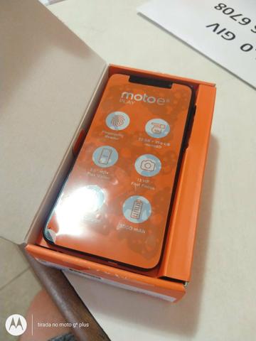 Moto E6 play azul / c/ biometria / novo / lacrado - Foto 4