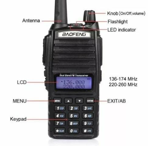 Rádio comunicador baofeng uv-82 - Foto 4