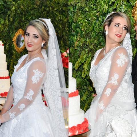 LINDO Vestido de Noiva princesa Completo - Foto 3