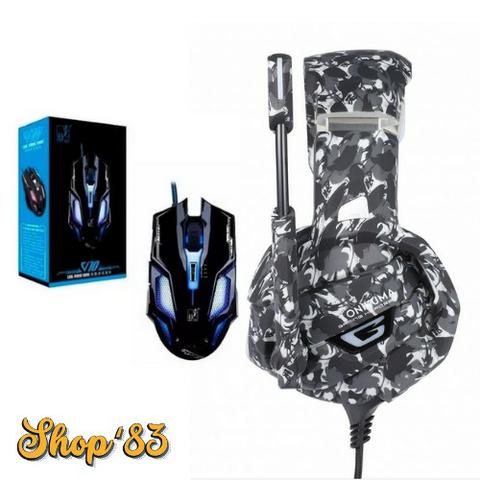 Kit Gamer Headphone Profissional + Mouse - Promoção - Foto 3
