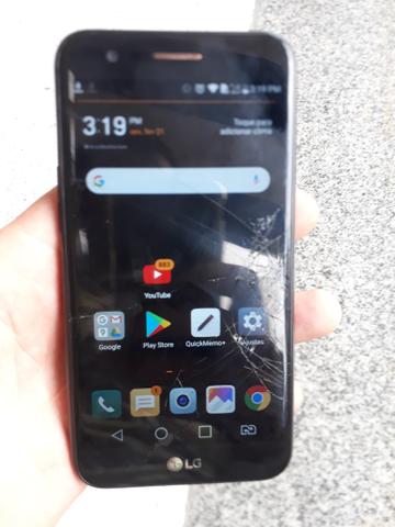 Lg k10 2017 32gigas trincado pega do tudo aceiro cartao Barato - Foto 4