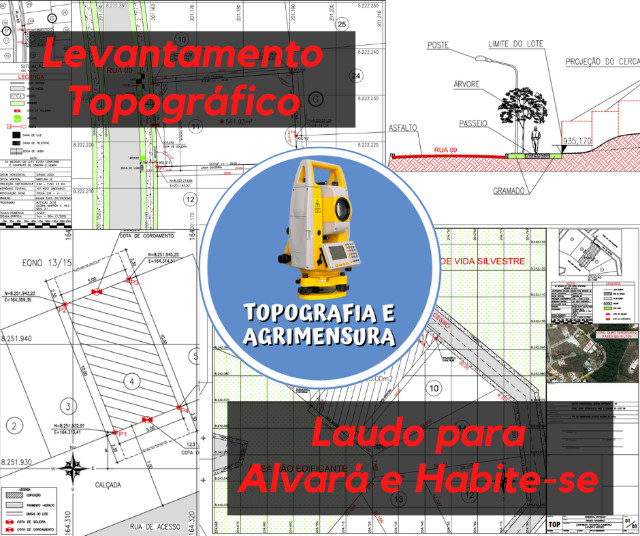 Laudo Topográfico p/ Alvará e Habite-se