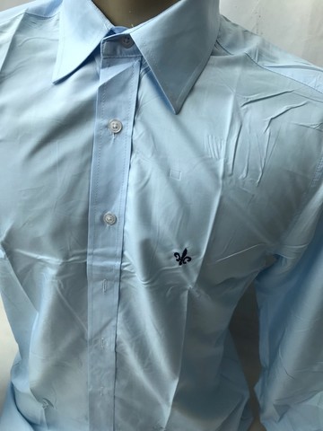 Camisa social masculina lisa slim entrega grátis  - Foto 5