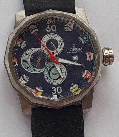 Rel gio Corum Admirals Cup Chronograph 46mm Acess rios Centro