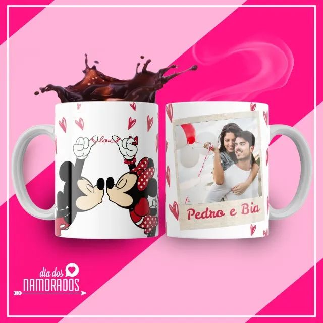 Caneca personalizada Dia dos Namorados - Foto 2