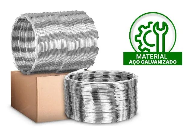 concertina clipada 30cm abre 06 metros - Foto 2