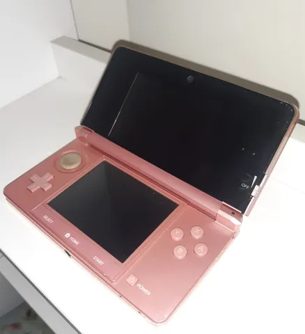 Nintendo 3DS Red Handheld Game Console, 3.5 Tela pequena, Jogos Grátis,  Original
