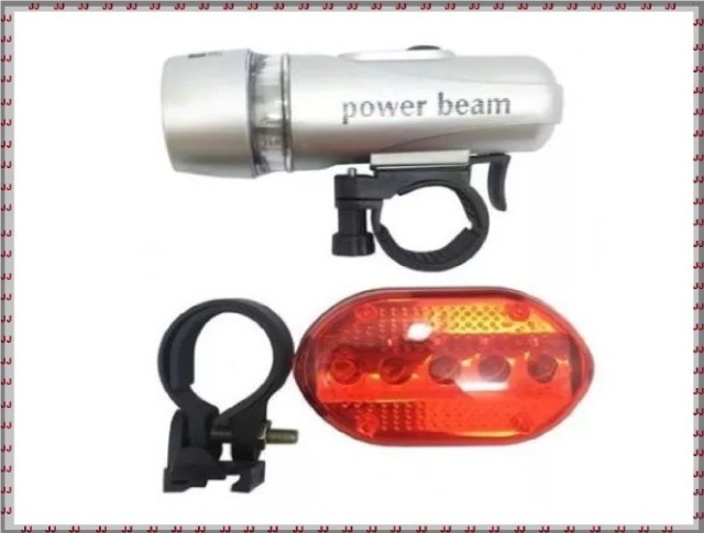 Kit lanterna e sinalizador para bicicleta - idea power beam - Foto 3
