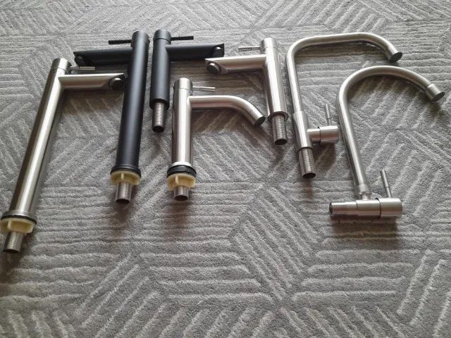 Torneiras Novas em Aço Inox para Cozinha e Banheiro. Preços a partir de R$65 - Foto 4