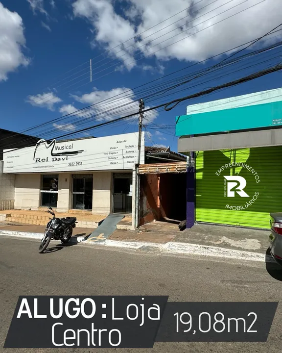 Alugo loja com lavabo no centro. Luziânia/GO COD.245