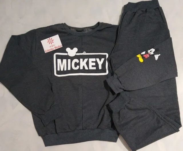 Conjunto de Moletom Flanelado Feminino - Foto 4