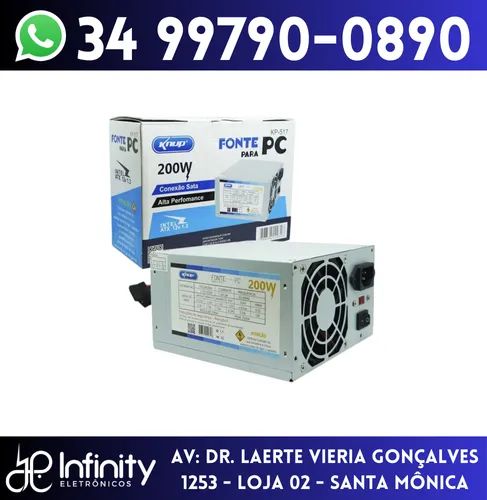 Fonte para Computador 200W Knup Bivolt