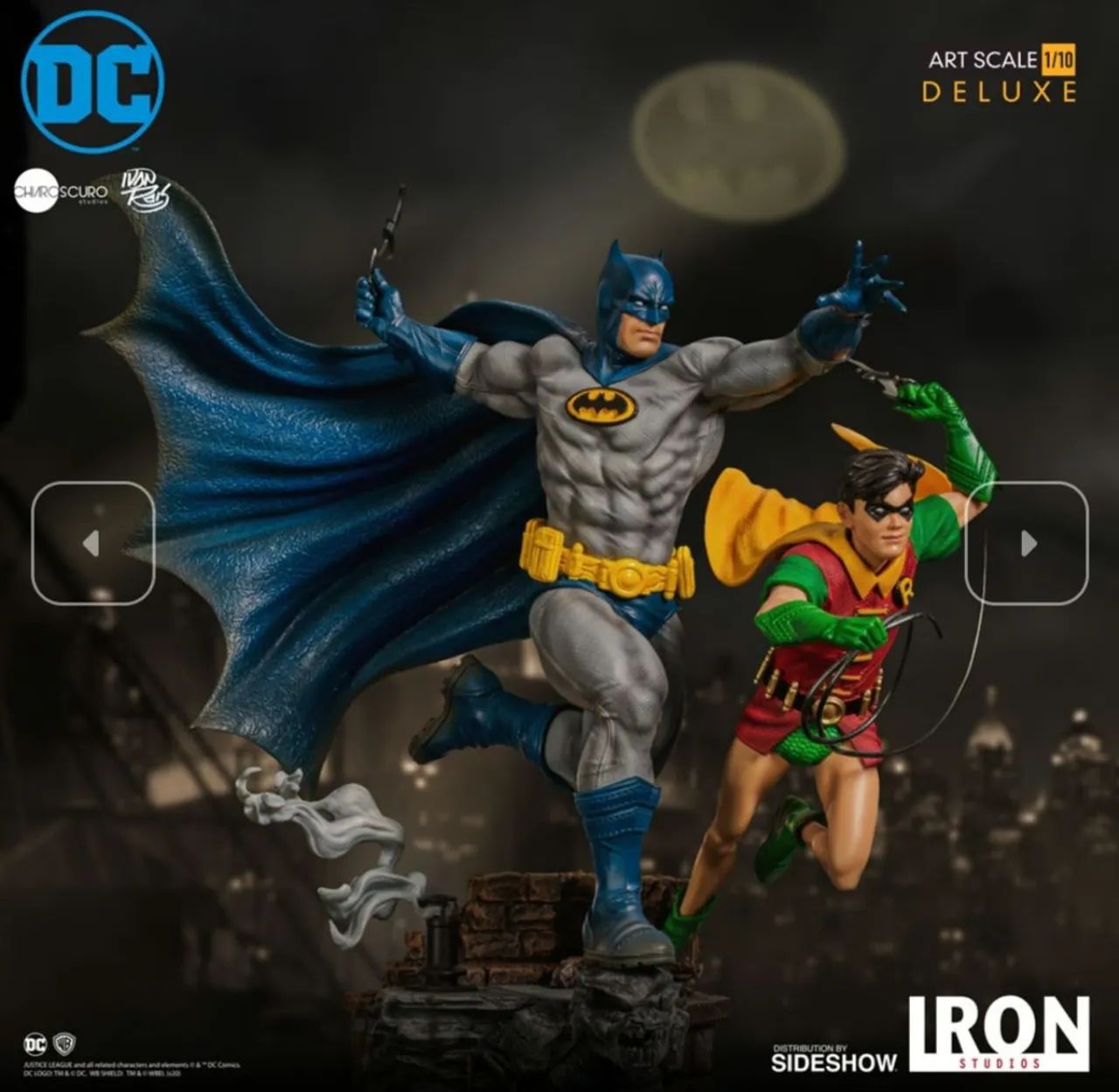 Batman e Robin Deluxe Iron Studios