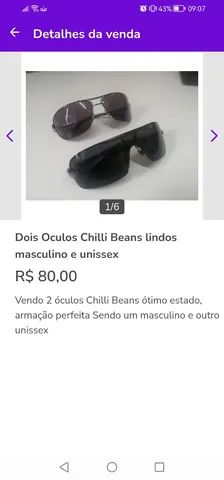 Dois óculos chillis beans 