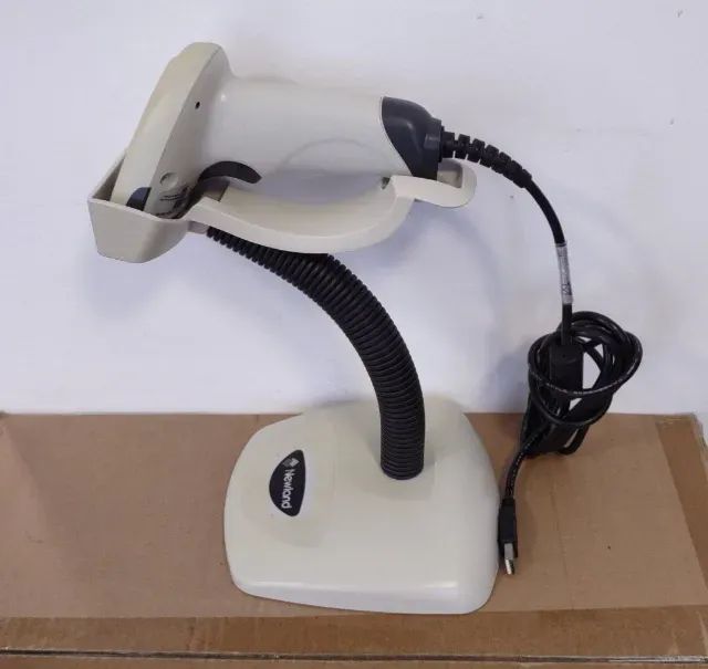 Kit com 2 leitores de códigos de barras USB com suporte - Foto 2