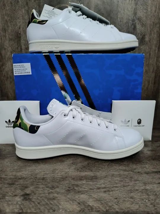 Adidas Stan Smith Golfe x Bape  - Foto 2