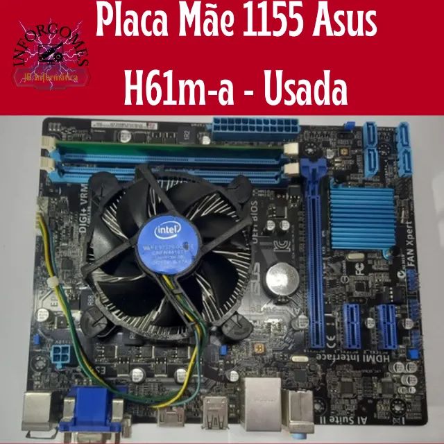 Kit DDR3  Plca Asus e Processador Celeron  - Foto 2