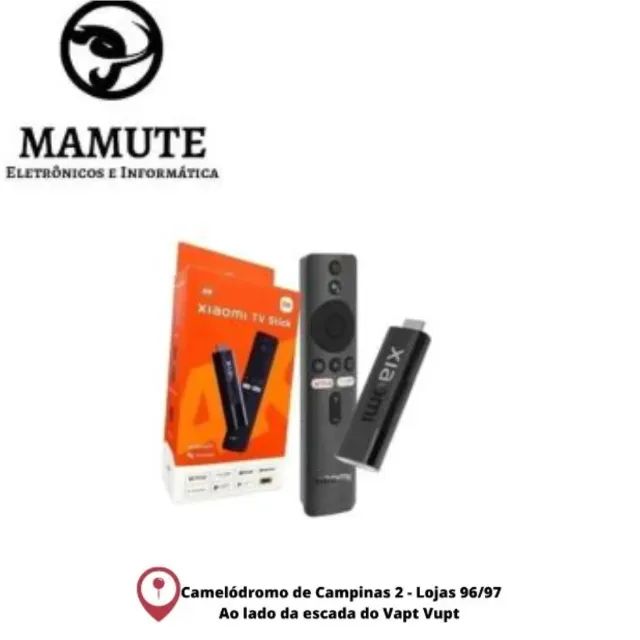 Xiaomi Mi Tv Stick 4k - Original Lacrado Comando de Voz 4K 8gb com 2gb de Ram