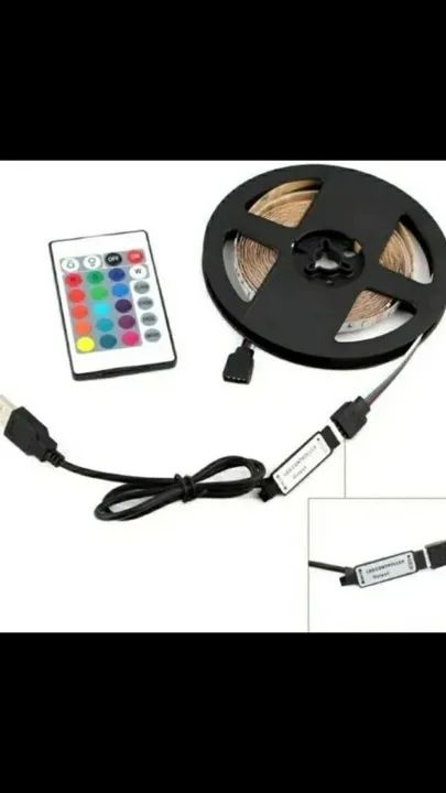 Fitas de LED e RGB com controle remoto - Diversas opções aceito cartão! - Foto 6