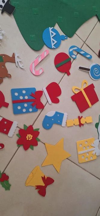 Árvore de Natal de feltro - Foto 3