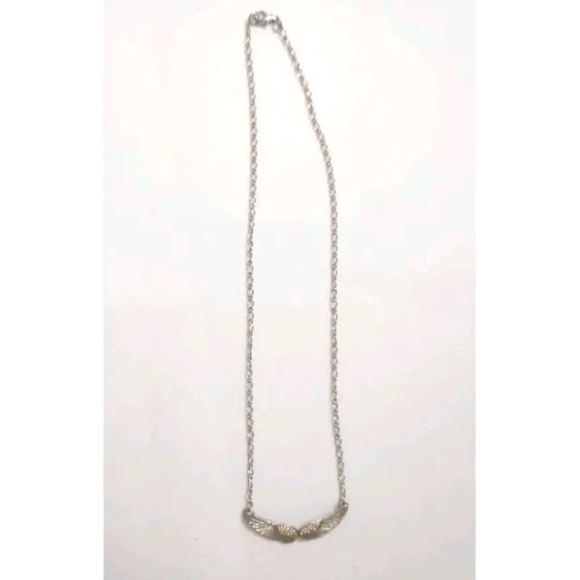 Colar pingente asas prateado  - Foto 6